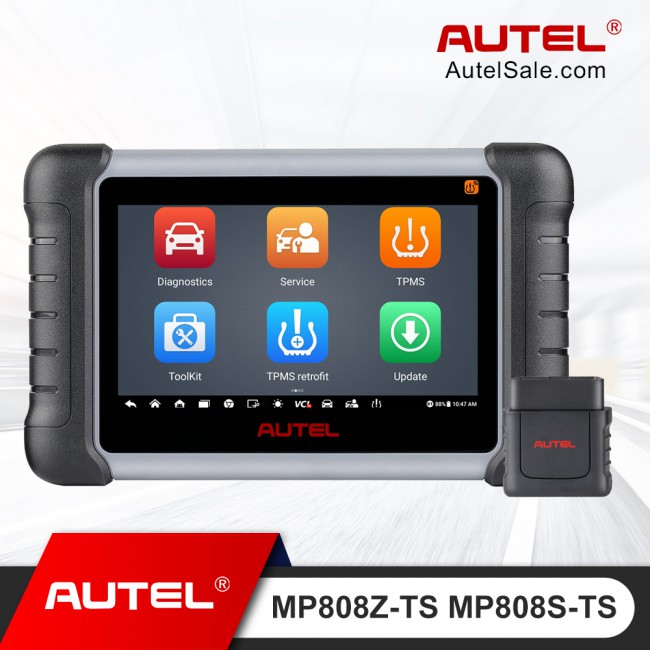 2024 Autel MaxiPRO MP808TS MP808Z-TS MP808S-TS​​​​​​​ TPMS Relearn Tool Sensor Programming Newly Adds Battery Testing Function