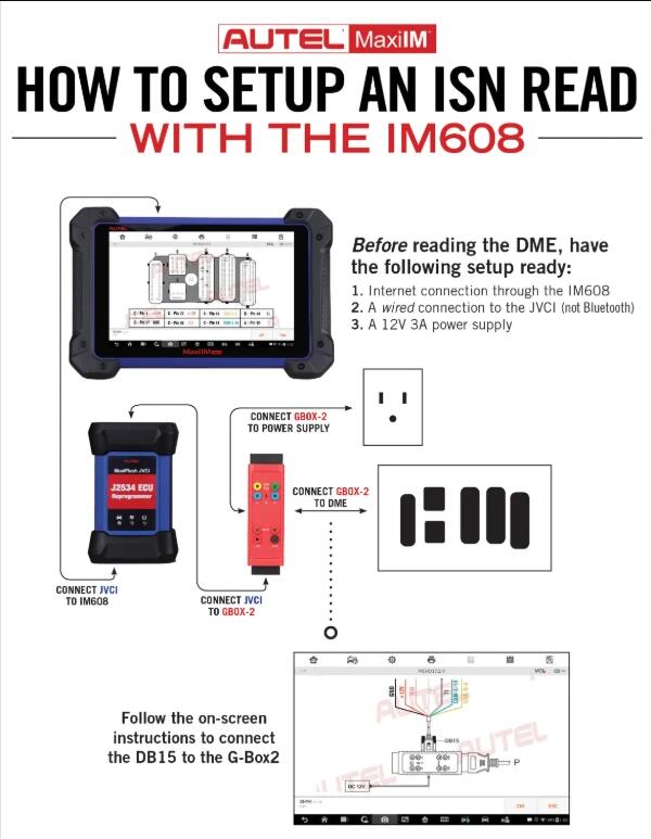 How to Setup An ISN Read with the IM608?