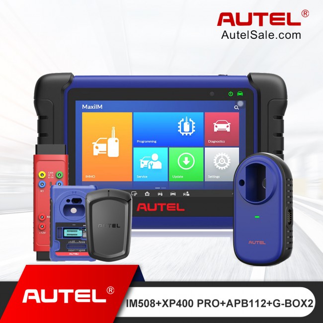Autel MaxiIM IM508 Plus XP400 Pro with APB112 and G-BOX3 Same IMMO Functions as Autel IM608PRO