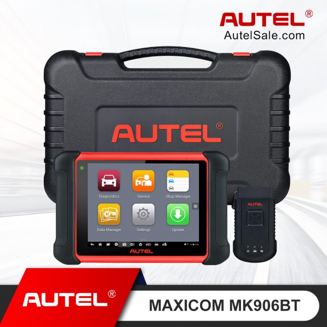 [Auto 7% Off] [US/UK/EU Ship] Autel MaxiCOM MK906BT Diagnostic All System with ECU Coding Bi-Directional