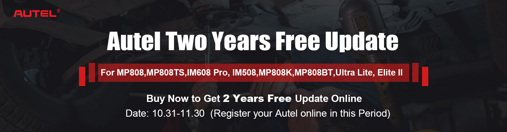 Autel Two Years Free Update