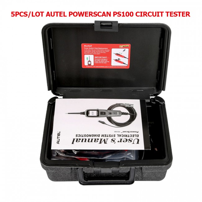 5pcs/lot Wholesale Price Autel PowerScan PS100 Circuit Tester