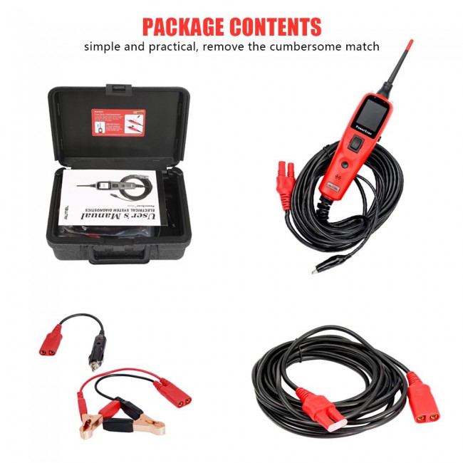 [May Sale] [Ship from US/UK/EU] 100% Original Autel PowerScan PS100 Electrical System Diagnosis Tool Support Update Online Easy to Read AVOmeter