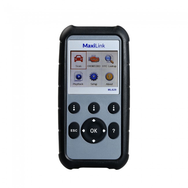 Autel MaxiLink ML629 ABS/Airbag/AT/Engine Code Reader Scanner CAN OBDII Diagnostic Tool Upgrade Version of ML619 AL619