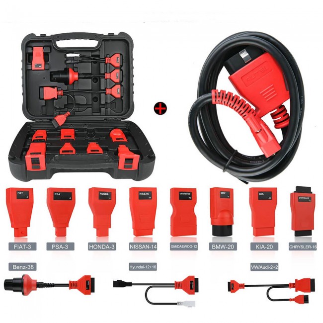 Autel MaxiPro MP808K MP808S Kit Full System Diagnostic Tool with Complete OBDI Adapters Support FCA AutoAuth