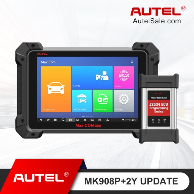 Autel MaxiCOM MK908P Full System Diagnostic with J2534 ECU Coding & Programming Updated Version Of MS908P