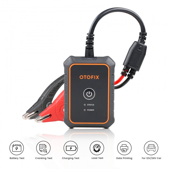 OTOFIX BT1 Lite OBD II Professional Car Battery Tester Full System Diagnostic Tool with OBDII VCI Supports Battery Registration