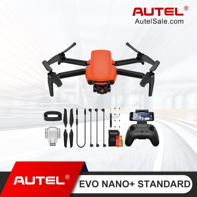 [Ship from US/UK/EU] Autel Robotics EVO Nano Plus-249g Mini Drone with 4K RYYB HDR Camera 50 MP Photos 3-Axis Gimbal 1/1.28-Inch CMOS