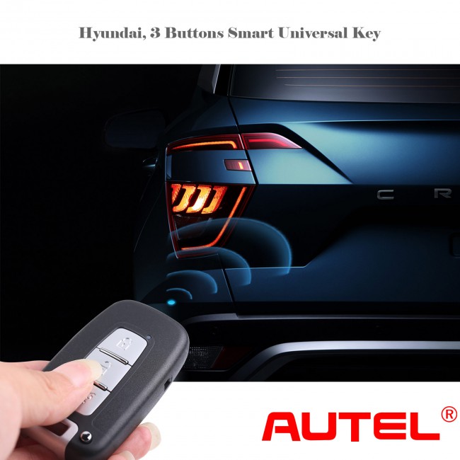 AUTEL IKEYHY003AL 3 Buttons Key for Hyundai 10pcs/lot