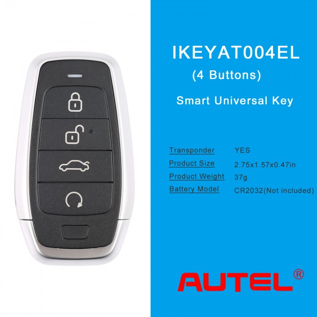AUTEL IKEYAT004EL Independent 4 Buttons Key 5pcs/lot
