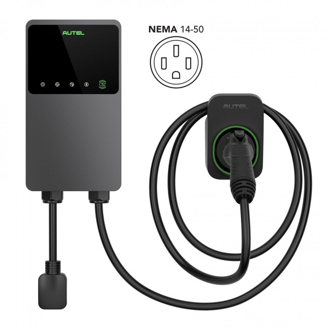 [Ship from US] AUTEL MaxiCharger AC Wallbox Home 40A - NEMA 14-50 - EV Charger With Separate Holster