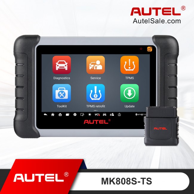 Autel MaxiCOM MK808TS MK808Z-TS MK808S-TS Full Auto Diagnose and TPMS Tool Bluetooth All Systems Diagnoses FCA Autoauth