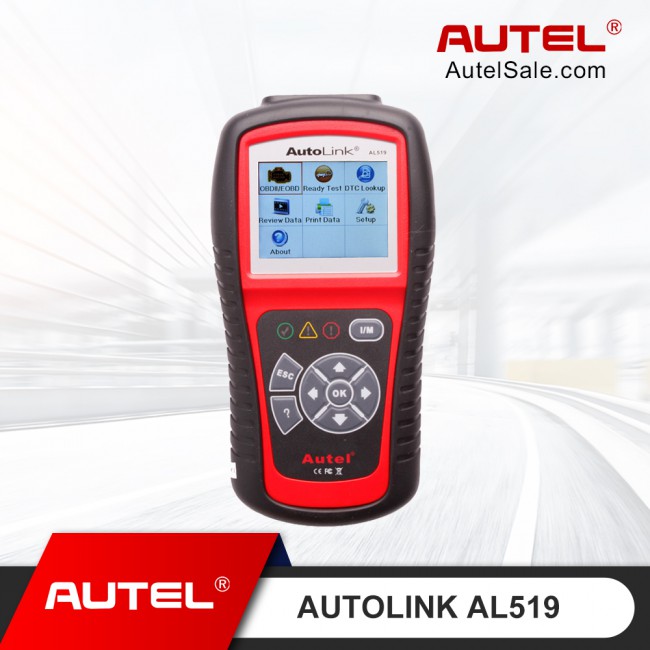 100% Original Autel AutoLink AL519 V8.02 OBDII EOBD & CAN Scan Tool Free Update Online