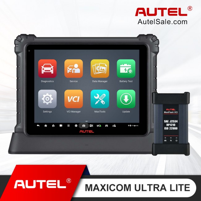 Autel MaxiCOM Ultra Lite Auto Diagnostic Tool Support Topology Mapping & Guided Function