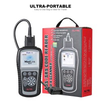 100% Original Autel MaxiLink ML619 CAN OBD2 Scanner ABS SRS AirBag Auto Diagnostic Scan Tool