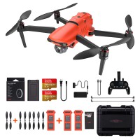 Autel Robotics EVO 2 8K Camera Drone Foldable Quadcopter Rugged Bundle One Battery + HUB + 64G / 128G Card + One pair of Paddles + ND Filter
