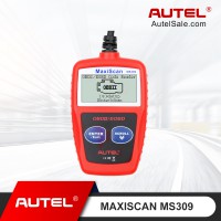Autel MaxiScan MS309 Universal OBD2 Scanner Engine Light Fault Code Reader, Reading & Erasing Codes, Viewing Freeze Frame Data