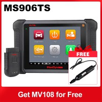 Autel MaxiSys MS906TS TPMS Relearn Tool with Complete TPMS and Sensor Programming Newly Adds VAG Guided Function Get Free MV108S