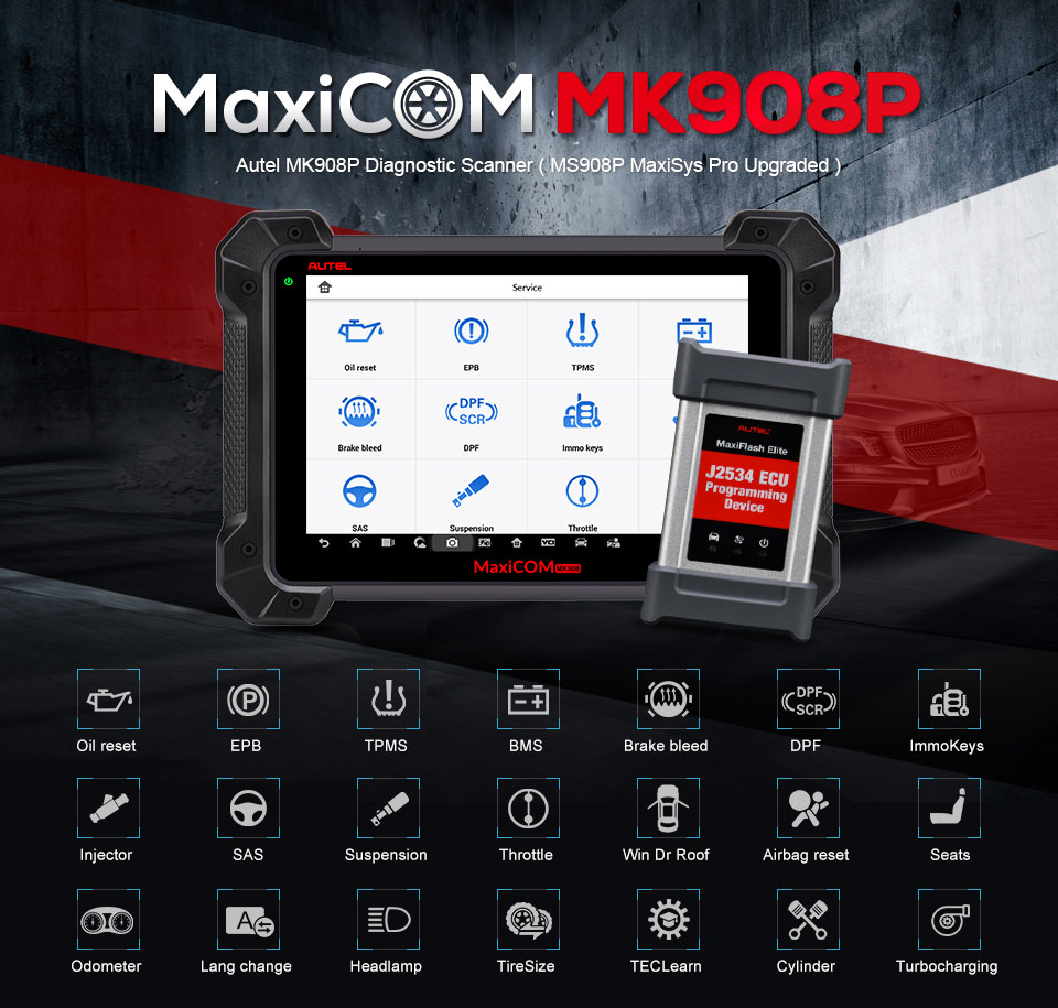 MaxiCOM MK908P Scanner