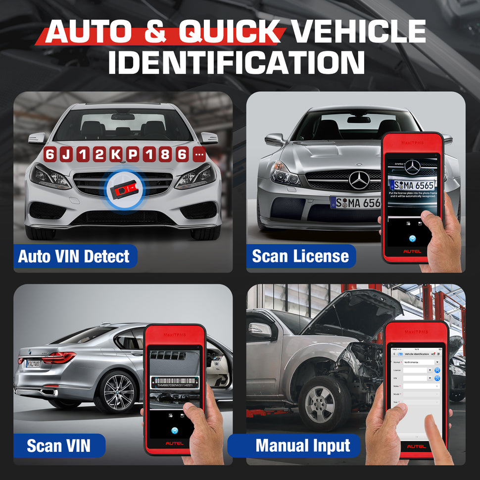 Autel MaxiTPMS ITS600 offer 4 fast & quick vehicle indentification