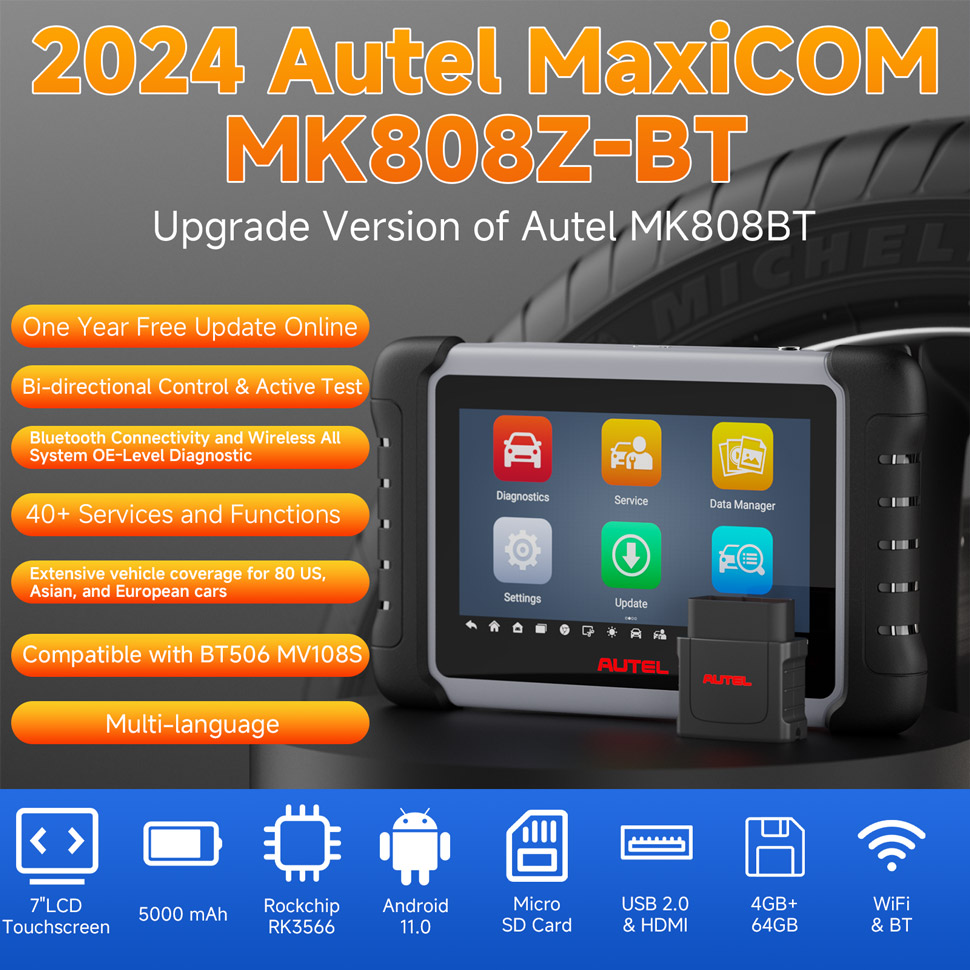 One Year Update Service of Autel MaxiCOM MK808BT PRO/ MK808Z-BT  (Subscription Only)